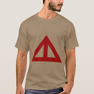 Camiseta Flecha triangular dividida