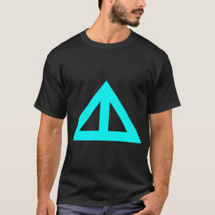 Camiseta Flecha triangular dividida