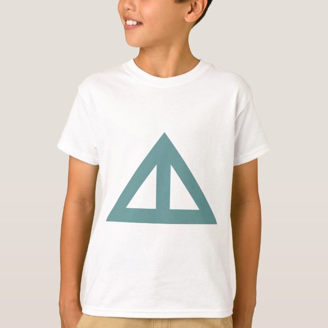 Camiseta Flecha triangular dividida (Anverso)