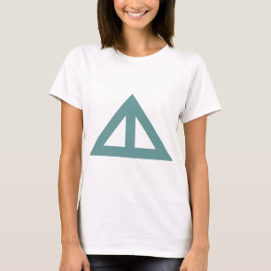 Camiseta Flecha triangular dividida