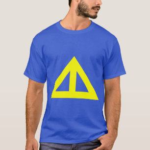 Camiseta Flecha triangular dividida