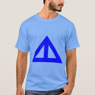 Camiseta Flecha triangular dividida