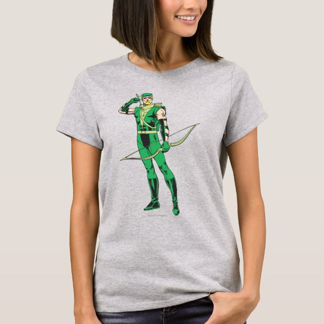 Camiseta Flecha verde con destino (Anverso)