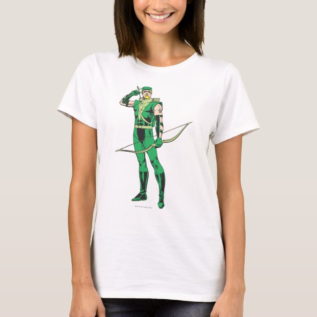 Camiseta Flecha verde con destino (Anverso)