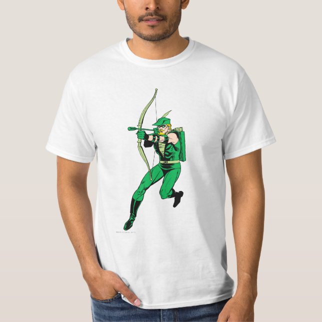 Camiseta Flecha verde de disparo (Anverso)