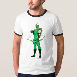 Camiseta Flecha verde de pie con arco