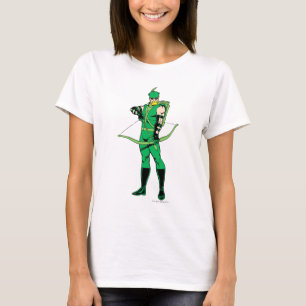 Camiseta Flecha verde de pie con arco