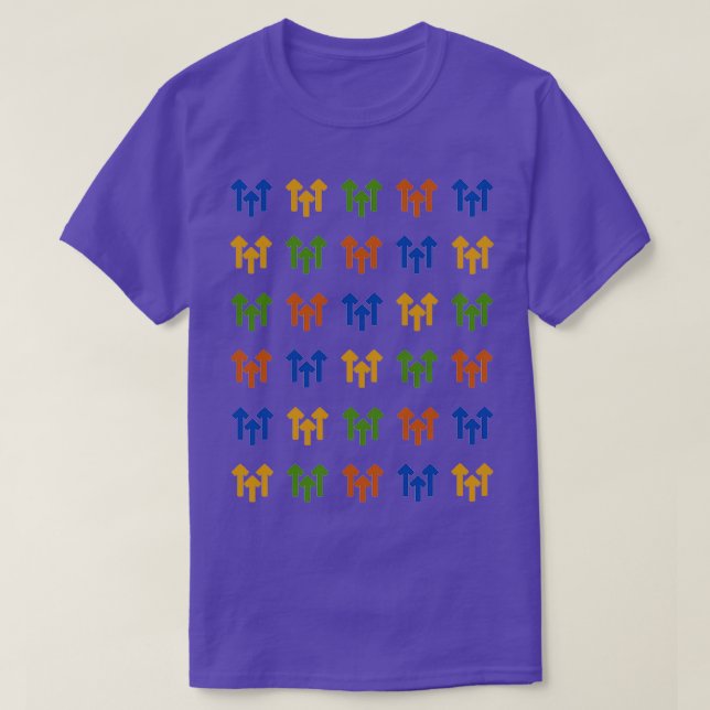 Camiseta Flechas coloreadas (Diseño del anverso)
