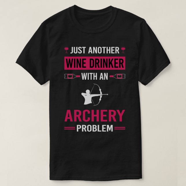 Camiseta Flechas de arco de flecha de dragón de vino (Diseño del anverso)