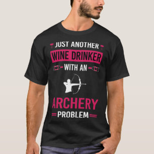 Camiseta Flechas de arco de flecha de dragón de vino