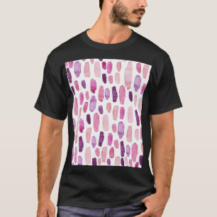 Camiseta Flechas de color de agua: rosa, púrpura.