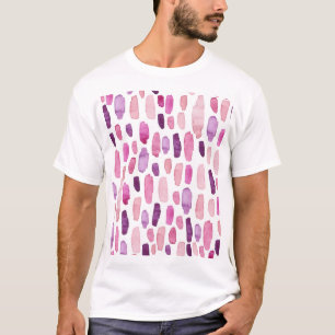 Camiseta Flechas de color de agua: rosa, púrpura.