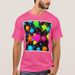 Camiseta Flechas de pintura en negrita y brillante