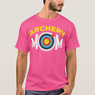 Camiseta Flechas de tiro de arco de la madre objetivo flor 