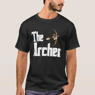 Camiseta Flechas de tiro Hombres de tiro de tiro de arco