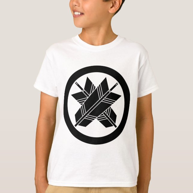 Camiseta Flechas que se cruzan en círculo (Anverso)