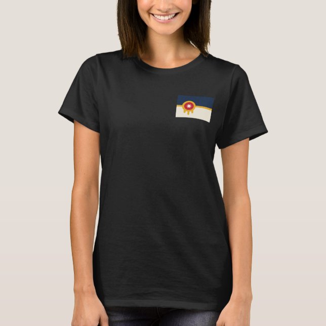 Camiseta Fleece Fleece Zip Jogger, bandera de la ciudad de  (Anverso)