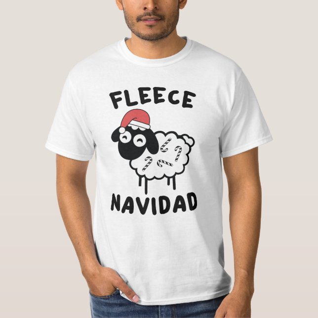 Camiseta Fleece Navidad (Anverso)