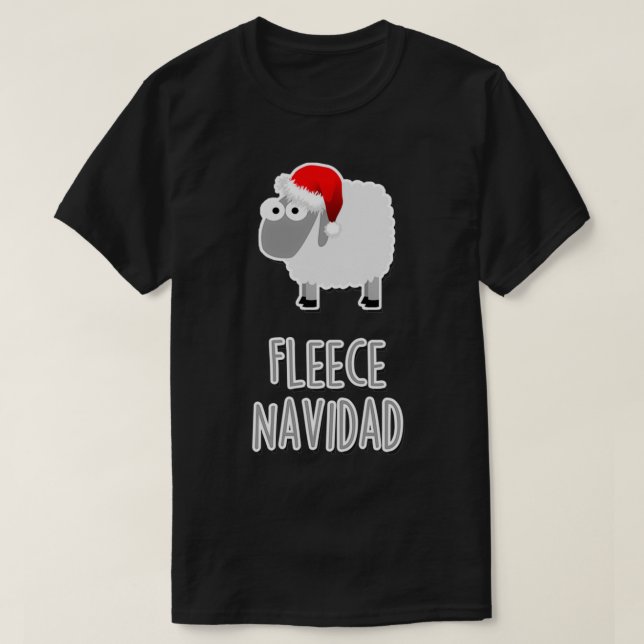 Camiseta Fleece Navidad Essential TShirt (Diseño del anverso)