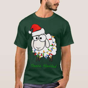 Camiseta Fleece Navidad Navidades Sheep