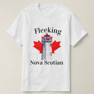 Camiseta Fleeeing New Scotian Halifax Dartmouth Lighthouse