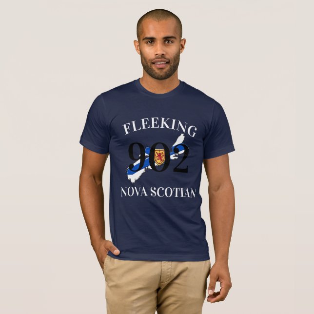 Camiseta Fleeking Nova Scotian Halifax Dartmouth 902 T-Shir (Anverso completo)