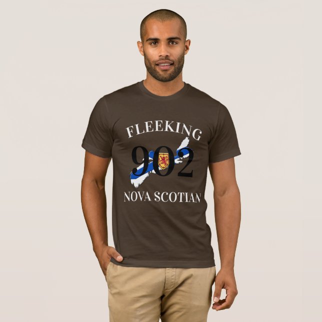 Camiseta Fleeking Nova Scotian Halifax Dartmouth 902 T-Shir (Anverso completo)