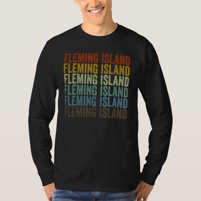 Camiseta Fleming Island City Retro (Anverso)