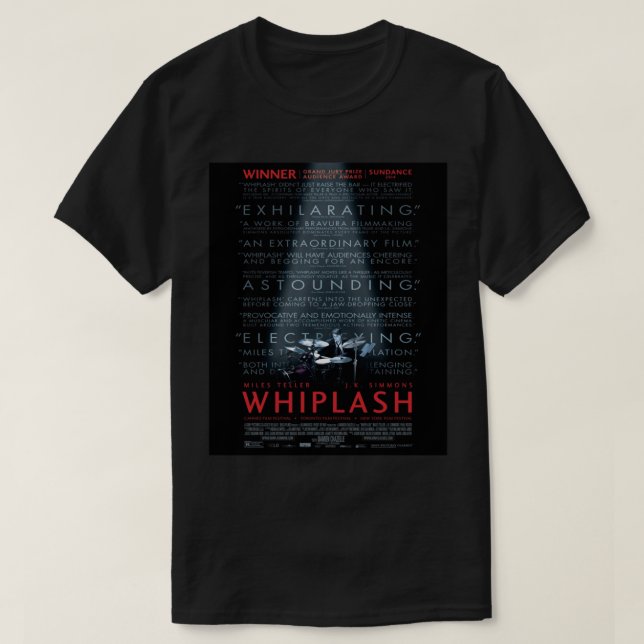 Camiseta Fletcher Drummer Damien Chazelle Whiplash 2021 Pop (Diseño del anverso)