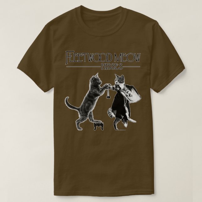 Camiseta Fletwood meow (Diseño del anverso)