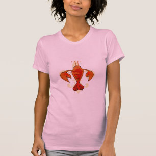 Camiseta Fleur De Craw Crayfish, Fleur De Lis