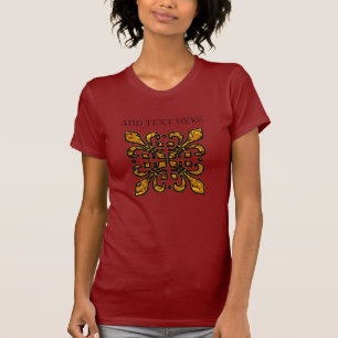 Camiseta Fleur De Lis, añadir texto,