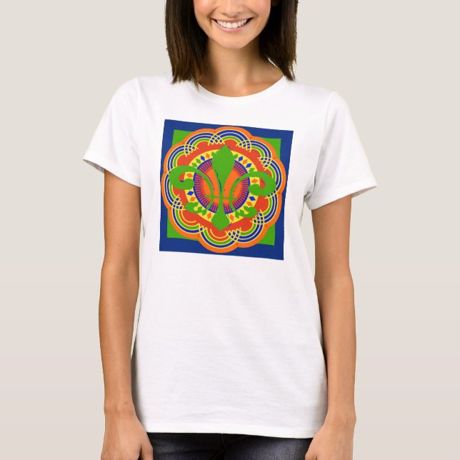 Camiseta Fleur De Lis Art Deco (Anverso)