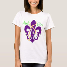 Camiseta Fleur De Lis con cuentas
