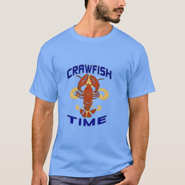 Camiseta Fleur De Lis Crawfish (Anverso)