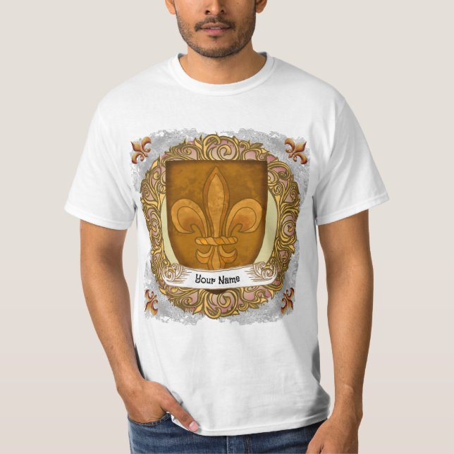 Camiseta Fleur De Lis Family Crest (Anverso)