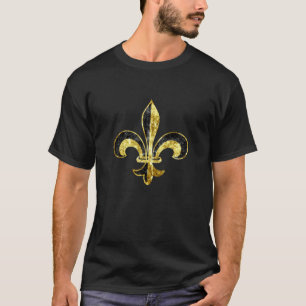 Camiseta Fleur de lis grunge
