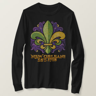 Camiseta Fleur-de-lis MardiGras Nueva Orleans 1718 T-Shirt