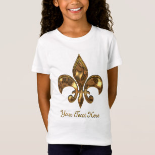 Camiseta Fleur-de-lis Personalizable Kids