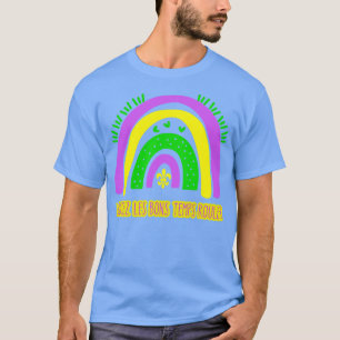 Camiseta Fleur de Lis único y divertido estilo arcoiris