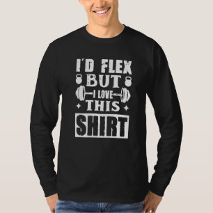 Camiseta Flex Gym Bodybuilder Weightlifter Workout