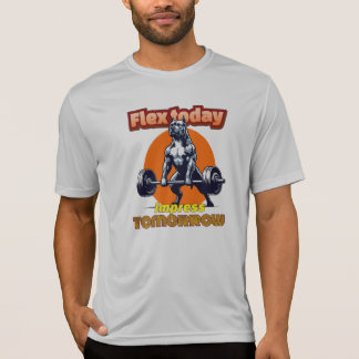 Camiseta "Flex Today, Impress Tomorrow"