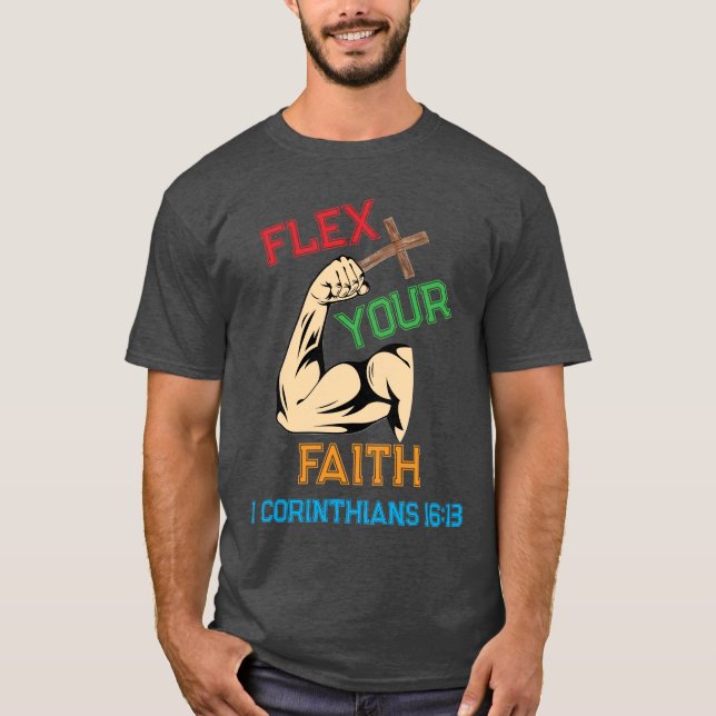 Camiseta Flex Your Faith (Anverso)