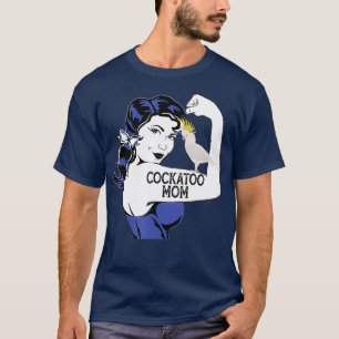 Camiseta Flexing Cockatoo Mom Parakeet Mascota Parrot