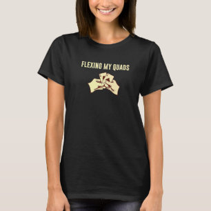 Camiseta Flexing My Quads Card Games Poker Card Player Poke