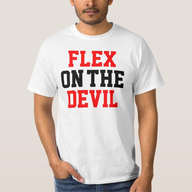 CAMISETA FLEXIÓN EN EL DIABLO (Anverso)