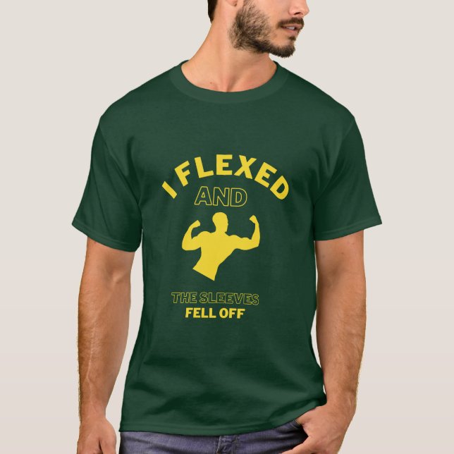 CAMISETA FLEXIONÉ Y LOS MANGUITOS SE CAYERON (Anverso)