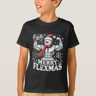 Camiseta Flexmas de moras - Cuerpo de gimnasio de Navidades