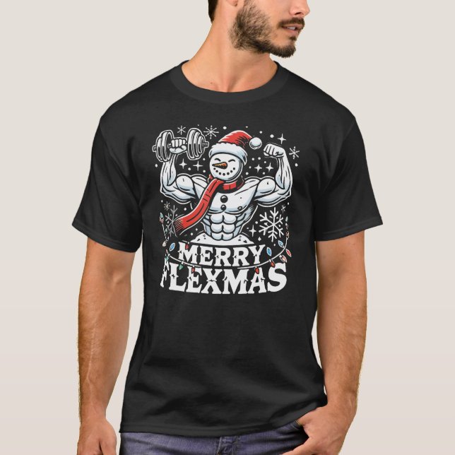 Camiseta Flexmas de moras - Gimnasio de Navidades flexantes (Anverso)