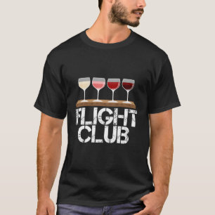 Camiseta Flight Wine Club Fomo Wine Tasting Sample Rosa Red